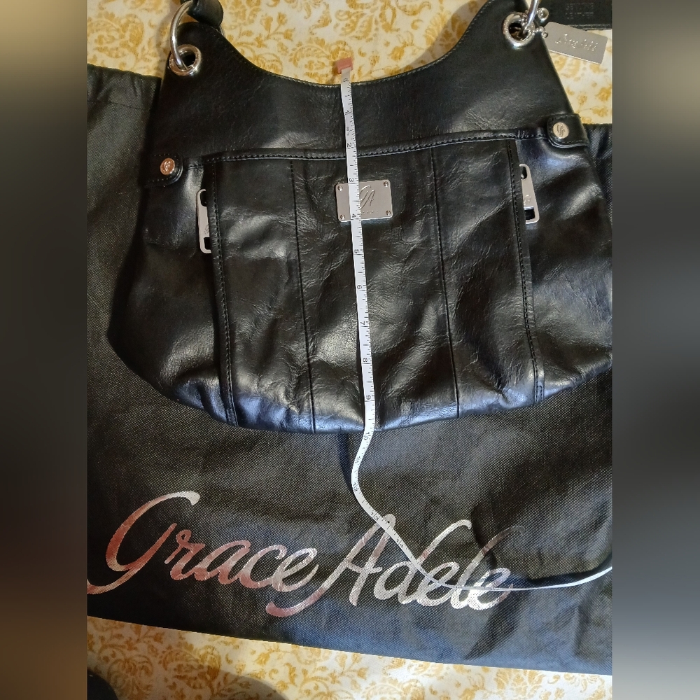 Grace Adele Black Shoulder Bag - image 4